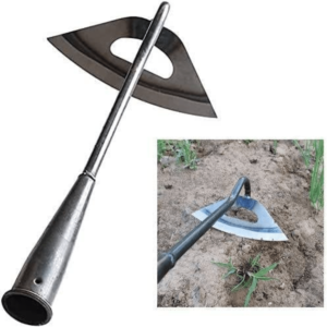 Beauty HAO Garden Hoe - All-Steel Hardened Hollow Hoe for Weeding, Garden Edger Weeder, Easy Weeding and Soil Loosening, Weeding Hoe Garden Tool, Durable and Efficient Hand Tool